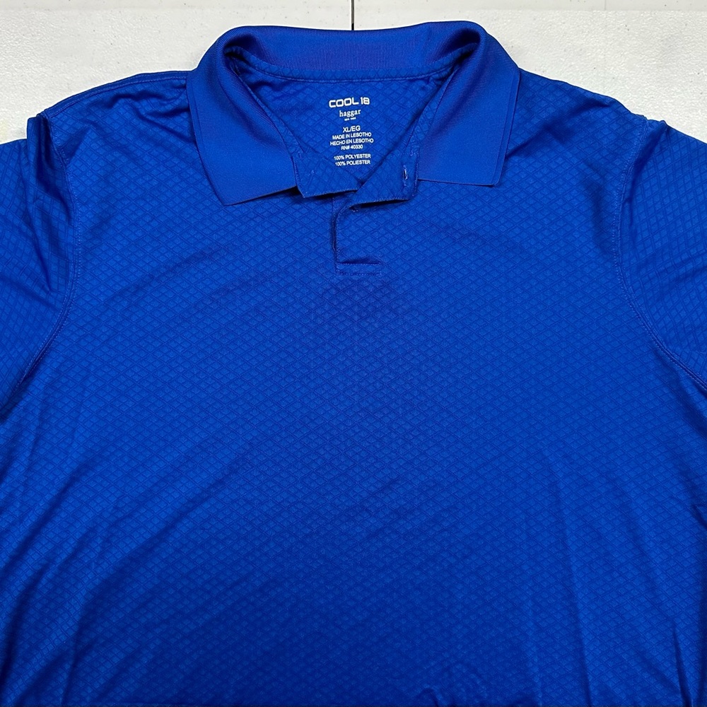 Haggar Cool 18 Moisture Wicking Golf Polo Shirt